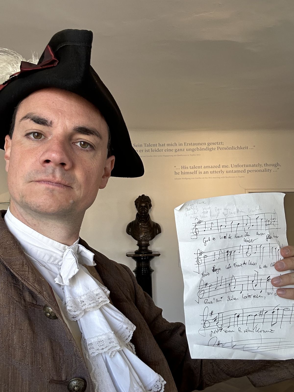 Sebastian Frankenberger im Kostüm